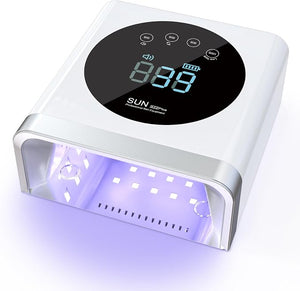 NAILGIRLS Cordless UV LED Nail Lamp – Rechargeable Gel Polish Curing Light with Detachable Magnetic Base