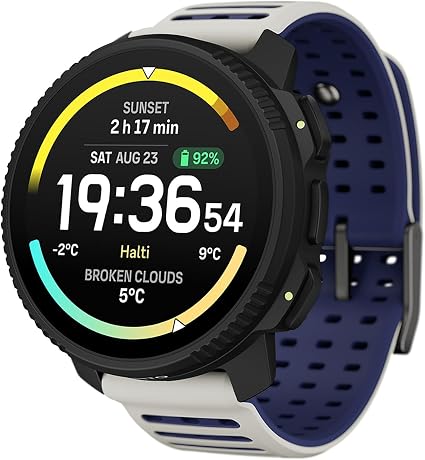 SUUNTO Vertical 2 GPS Sports Watch – 1.5" AMOLED Smartwatch with Dual-Band GPS, Offline Maps, 115+ Sport Modes, LED Flashlight & 20-Day Battery Life, Arctic Gray Stainless Steel