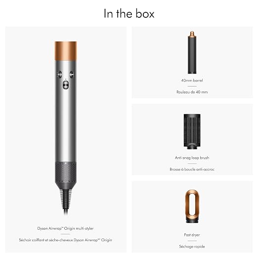 Dyson Airwrap Origin Multi-Styler – 1300W Coanda Hair Styler with 1.6" Curling Barrel, Anti-Snag Loop Brush & Fast Dryer