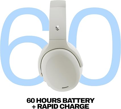 Skullcandy Crusher ANC 2 Wireless Noise Cancelling Headphones – Crusher Bass, Bluetooth, 60-Hour Battery