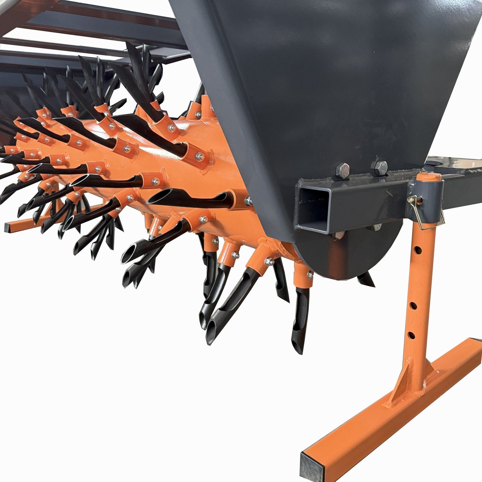 62” Heavy - Duty Skid steer Aerator Attachment – Commercial Steel Frame – BR62S - with | Sold by Uncle Wiener's Wholesale