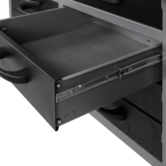 63" Heavy - Duty Metal Workbench with 15 Drawers | Garage Tool Storage Organizer - Tool Benches & Workstations with Black | Sold by Uncle Wiener's Wholesale