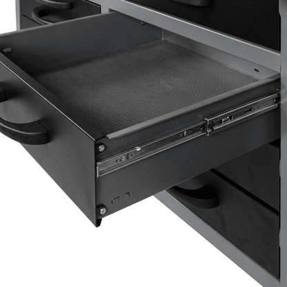 63" Heavy - Duty Metal Workbench with 15 Drawers | Garage Tool Storage Organizer - Tool Benches & Workstations with Black | Sold by Uncle Wiener's Wholesale