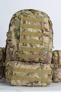 65L Army Assault Tactical Backpack – MOLLE Bug Out Bag A80431 | Military Hiking Rucksack for Men & Women - with Tan | Sold by Uncle Wiener's Wholesale