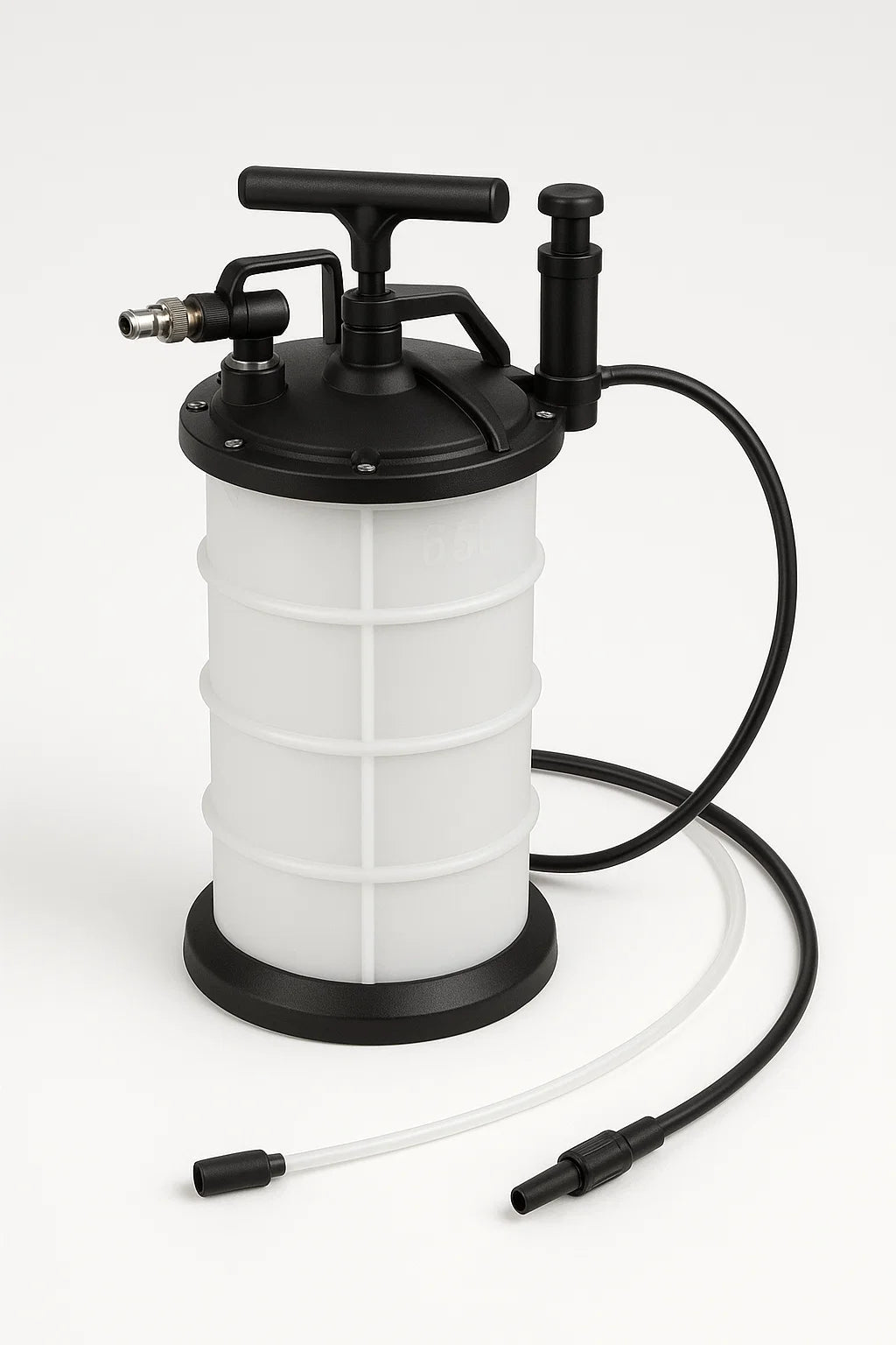 6.5L Pneumatic & Manual Fluid Extractor – Dual Operation Oil & Fluid Removal Pump | 127348 - with | Sold by Uncle Wiener's Wholesale