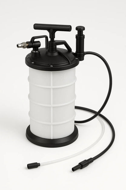 6.5L Pneumatic & Manual Fluid Extractor – Dual Operation Oil & Fluid Removal Pump | 127348 - with | Sold by Uncle Wiener's Wholesale