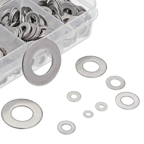 684pcs Flat Washer Stainless Steel Assortment Set FS010509 - with | Sold by Uncle Wiener's Wholesale