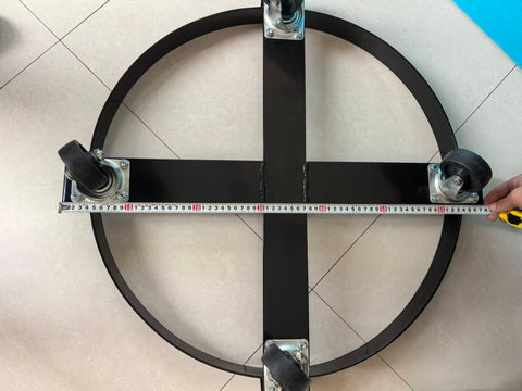 New 55 Gallon Drum Dolly with Swivel Casters – 1000 lbs Capacity, Model 6891610