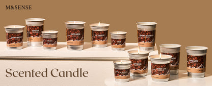 M&SENSE Assorted Scented Soy Wax Candle - Long Burning Aromatherapy Jar Candle