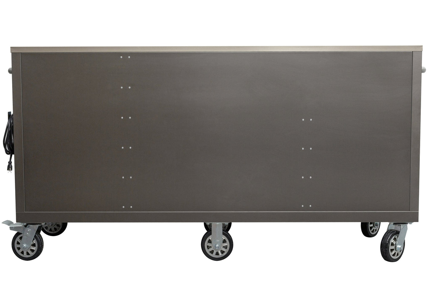 6FT 17 - Drawer Tool Bench Workstation & Tool Box – Heavy - Duty Rolling Workbench with Power Outlets & USB | Multi - Color Options - with Gunmetal Gray Anti Scratch | Sold by Uncle Wiener's Wholesale