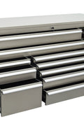 6FT 17 - Drawer Tool Bench Workstation & Tool Box – Heavy - Duty Rolling Workbench with Power Outlets & USB | Multi - Color Options - with Nickel Silver Anti Scratch | Sold by Uncle Wiener's Wholesale