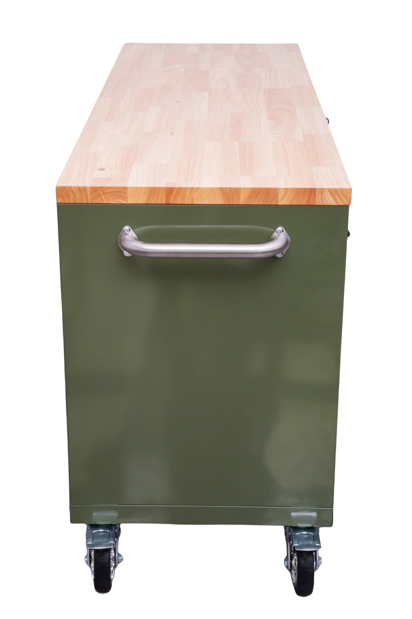 6FT 17 - Drawer Tool Bench Workstation & Tool Box – Heavy - Duty Rolling Workbench with Power Outlets & USB | Multi - Color Options - with Green Ops Digital | Sold by Uncle Wiener's Wholesale