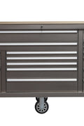 6FT 17 - Drawer Tool Bench Workstation & Tool Box – Heavy - Duty Rolling Workbench with Power Outlets & USB | Multi - Color Options - with Gunmetal Gray Anti Scratch | Sold by Uncle Wiener's Wholesale
