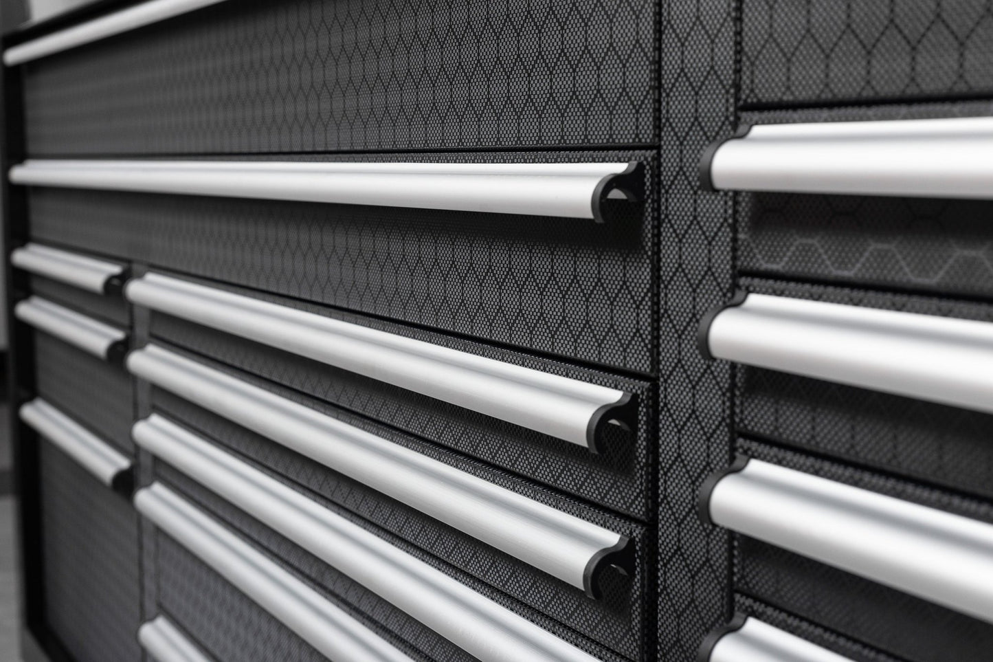 6FT 17 - Drawer Tool Bench Workstation & Tool Box – Heavy - Duty Rolling Workbench with Power Outlets & USB | Multi - Color Options - with Inferno Red Signature | Sold by Uncle Wiener's Wholesale