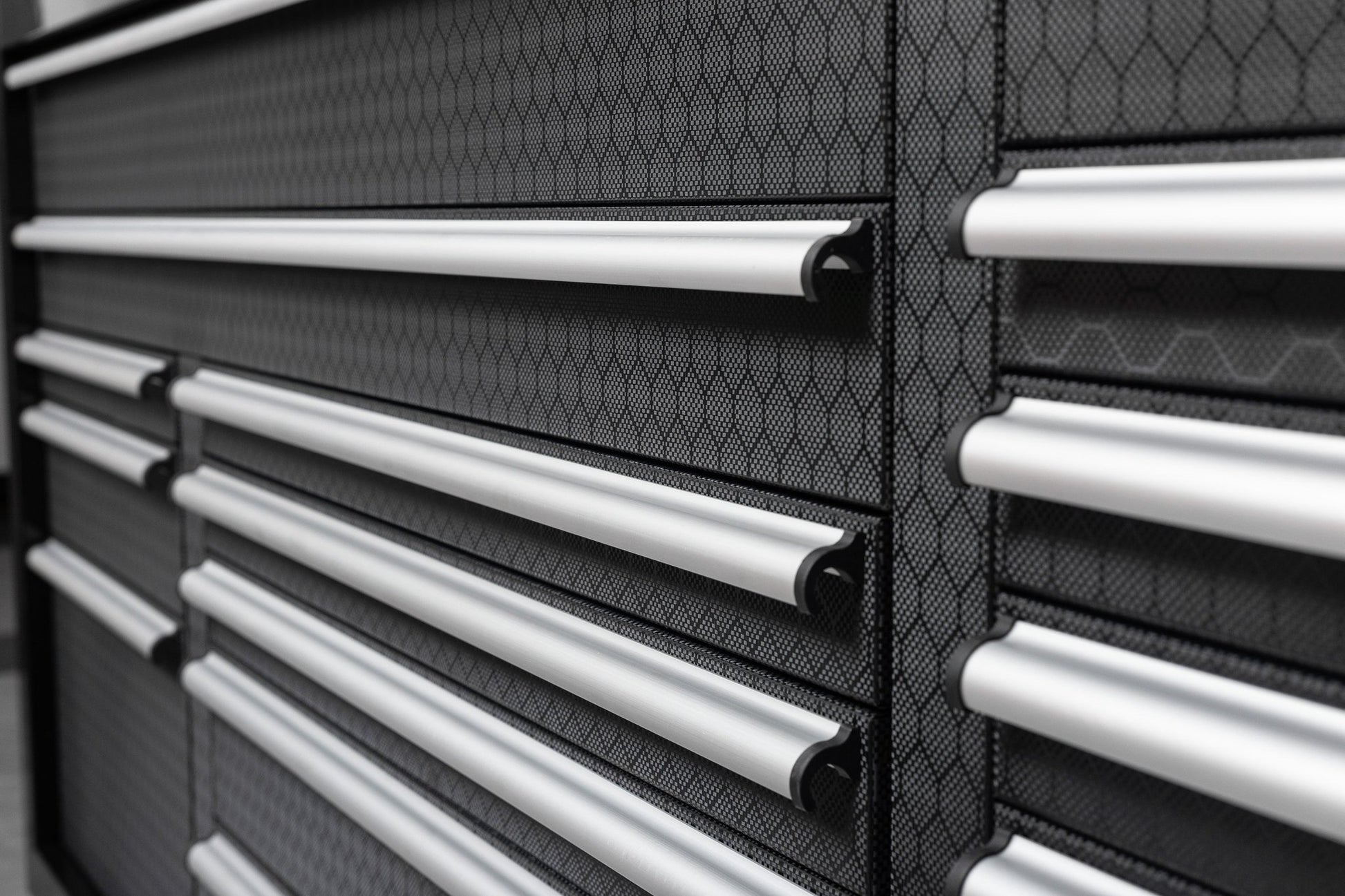 6FT 17 - Drawer Tool Bench Workstation & Tool Box – Heavy - Duty Rolling Workbench with Power Outlets & USB | Multi - Color Options - with Inferno Red Signature | Sold by Uncle Wiener's Wholesale