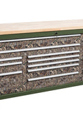 6FT 17 - Drawer Tool Bench Workstation & Tool Box – Heavy - Duty Rolling Workbench with Power Outlets & USB | Multi - Color Options - with Grassland Hunter | Sold by Uncle Wiener's Wholesale