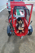 Blue Viper Firewood Processor – Full Trailer Setup
BVFP Model – STIHL Bar Saw Firewood Cutting System
Hydraulic Log Conveyor on Blue Viper Processor
Rear View of Blue Viper BVFP Wood Processor Trailer