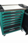 7 - Drawer Tool Cabinet with 300+ Piece Tool Set – Heavy - Duty Steel Rolling Trolley Full Socket, Ratchet, Bit & Wrench Kit SKU 2505281 - with | Sold by Uncle Wiener's Wholesale