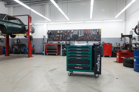 7 - Drawer Tool Cabinet with 300+ Piece Tool Set – Heavy - Duty Steel Rolling Trolley Full Socket, Ratchet, Bit & Wrench Kit SKU 2505281 - with | Sold by Uncle Wiener's Wholesale