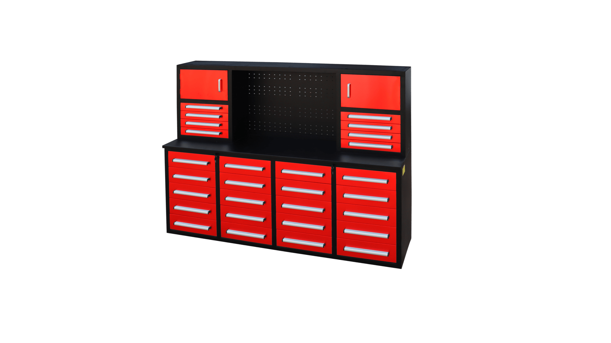 7 Ft Heavy - Duty 28 - Drawer Steel Tool Bench Workstation with Locking Drawers - with Blue | Sold by Uncle Wiener's Wholesale
