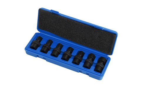 7 - Pc 1/2" Drive Impact Swivel SAE Socket Set – Durable Flex Swivel Design – U17002 - with | Sold by Uncle Wiener's Wholesale