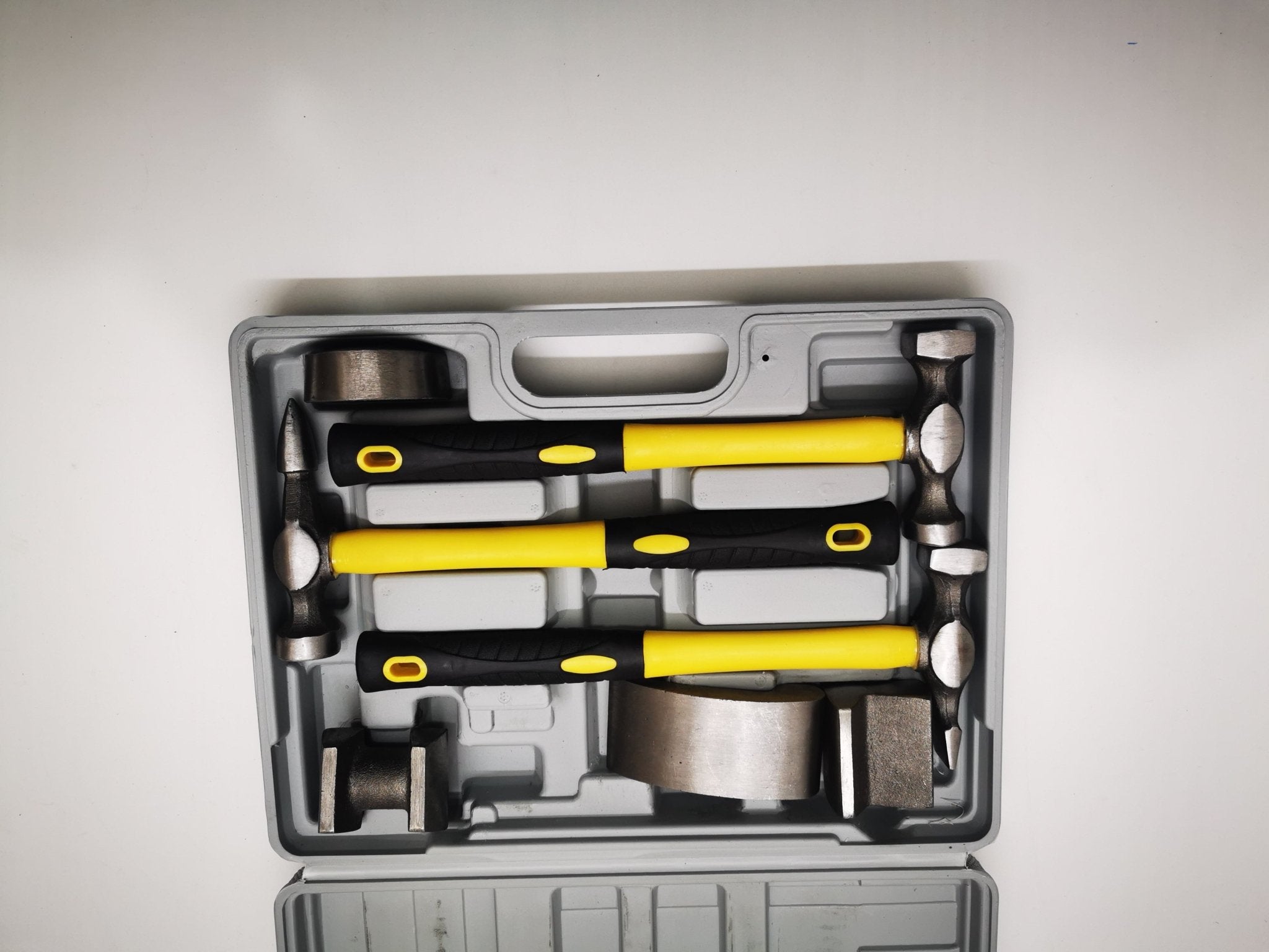 7 - Piece Auto Body Fender Hammer & Dolly Repair Tool Set – S1009 - with | Sold by Uncle Wiener's Wholesale