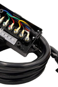 7 - Way Trailer Wiring Harness with Junction Box – 8FT, Weatherproof, RV - Standard, Heavy Duty TC78W - with | Sold by Uncle Wiener's Wholesale