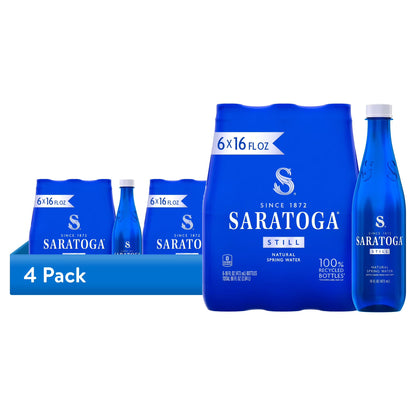 Saratoga Still Spring Water 16 oz Bottles 24 Pack – Premium Natural Spring Water&nbsp; 70960000150