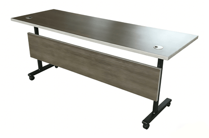 71" Folding Rolling Office Desk with Wheels 180cm Workspace Table BO18060 - with | Sold by Uncle Wiener's Wholesale