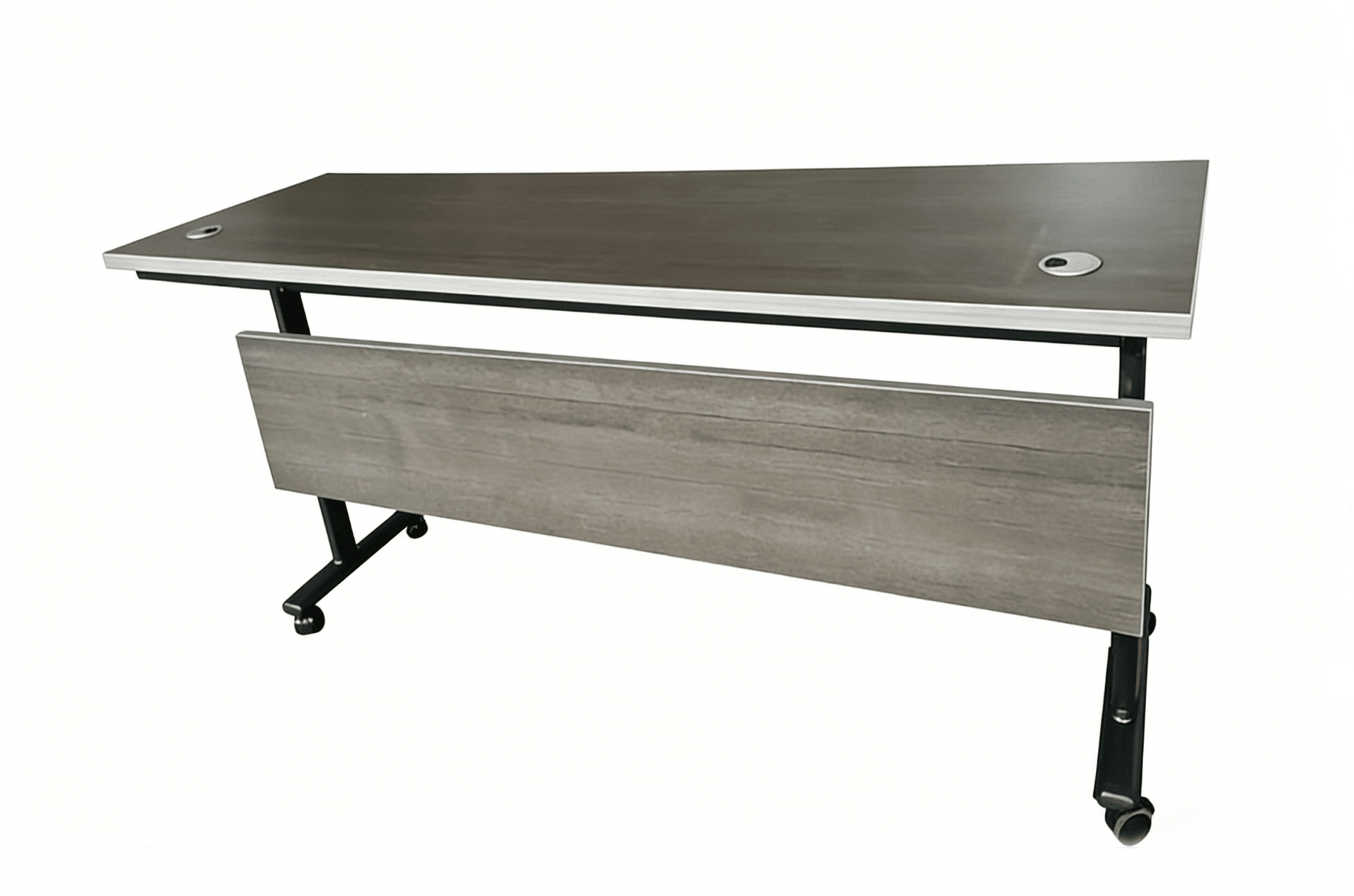 71" Folding Rolling Office Desk with Wheels 180cm Workspace Table BO18060 - with | Sold by Uncle Wiener's Wholesale