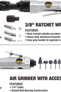 71 Piece Air Tool Kit – Impact, Ratchet, Chisel & Accessories | F2621Z - with | Sold by Uncle Wiener's Wholesale