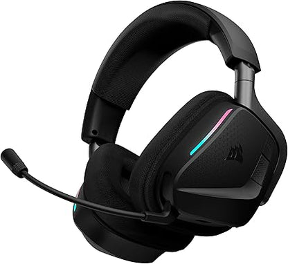 Corsair VOID v2 MAX Wireless Gaming Headset – 2.4GHz & Bluetooth, Dolby Atmos, 70-Hour Battery, Carbon