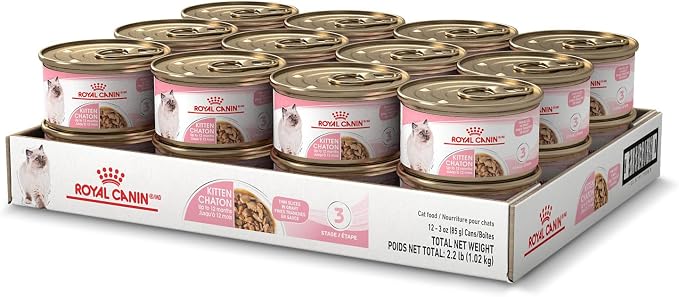 Royal Canin Wet Cat Food for Kitten and Adult Cats – Assorted Flavors & Pack Sizes, Thin Slices in Gravy & Soft Loaf