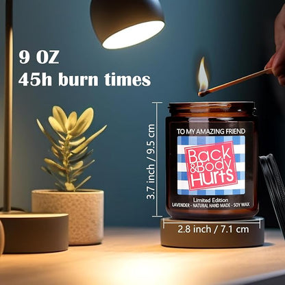Scented Best Friend Candle – Funny Friendship Gift Candle for Birthday & Special Occasions