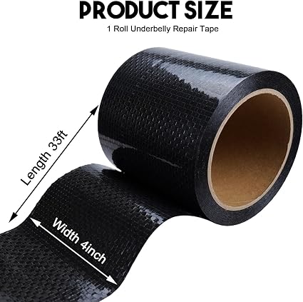 Autrends RV Underbelly Repair Tape 4" x 33 FT – Waterproof Heavy-Duty Adhesive Belly Tape for Camper, Travel Trailer & Mobile Home Repairs