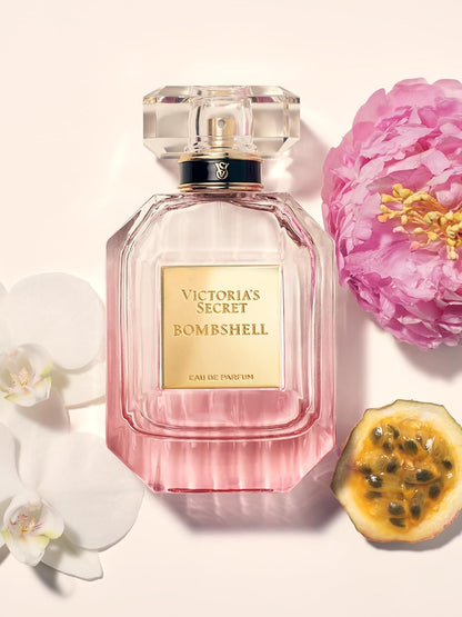Victoria's Secret Bombshell Eau de Parfum 100ml – Women's Fruity Floral Perfume with Passion Fruit, Peony & Vanilla Orchid
