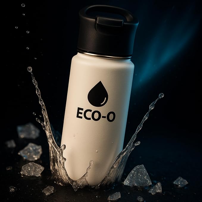 ECO-O 500ml Insulated Stainless Steel Water Bottle – 24-Hour Cold, 12-Hour Hot, Leak-Proof BPA-Free Thermal Bottle