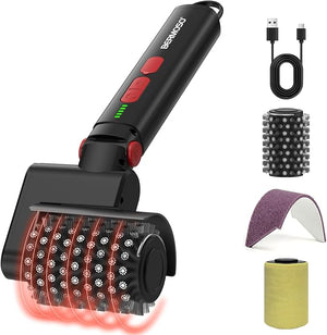 Bermoso Cordless Electric Grill Brush & BBQ Cleaner – 3-Speed 280–480 RPM, 3 Interchangeable Heads, 5000mAh Battery, 150-Min Runtime, Waterproof USB-C Rechargeable