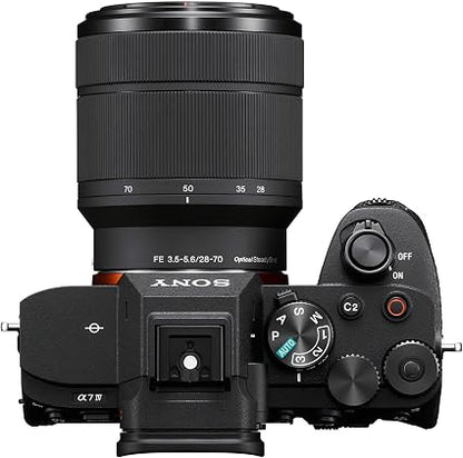Sony Alpha 7 IV Full-Frame Mirrorless Camera with 28-70mm Lens Kit – 33MP Sony A7 IV, 4K 60p Video, 5-Axis Stabilization & E-Mount