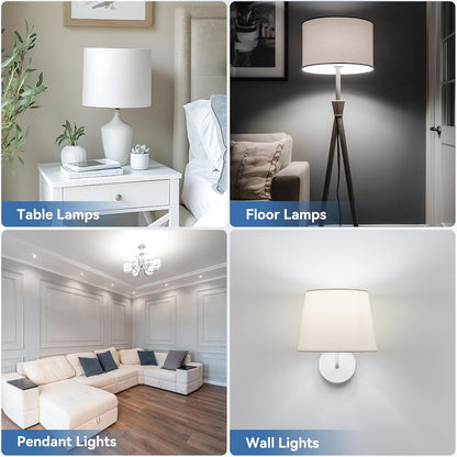 Novapollo A19 LED Light Bulbs 6-Pack – 60W Equivalent, 9W, 5000K Daylight, 760 Lumens, E26 Base