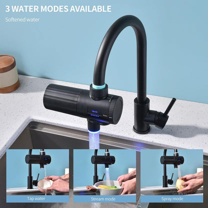 HOMELODY 3.0 Faucet Mount Water Filter with LED Display – Tap Water Purifier for Kitchen Sink, 3000–4000L Capacity