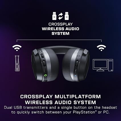 Turtle Beach Stealth 700 Gen 3 Wireless Gaming Headset for Xbox, PS5, PS4 & PC – Bluetooth, 60mm Drivers, 80-Hour Battery, Black