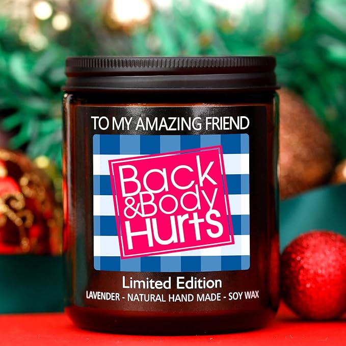 Scented Best Friend Candle – Funny Friendship Gift Candle for Birthday & Special Occasions