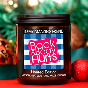 Scented Best Friend Candle – Funny Friendship Gift Candle for Birthday & Special Occasions