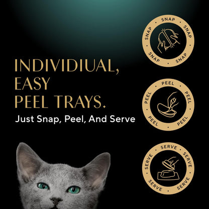 SHEBA Gravy Indulgence Perfect Portions Wet Cat Food – Assorted Flavours & Pack Sizes, Adult Cat Food in Extra Gravy
