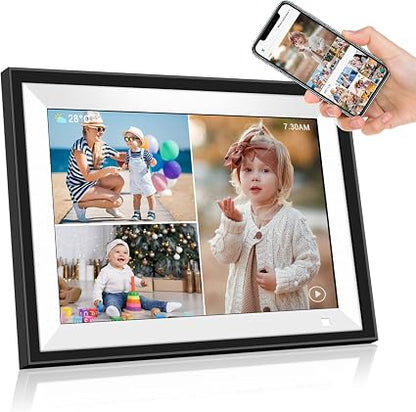 Youyu 10.1" WiFi Digital Photo Frame – 32GB Smart Picture Frame with 1280x800 IPS Touchscreen, App & Email Photo Sharing