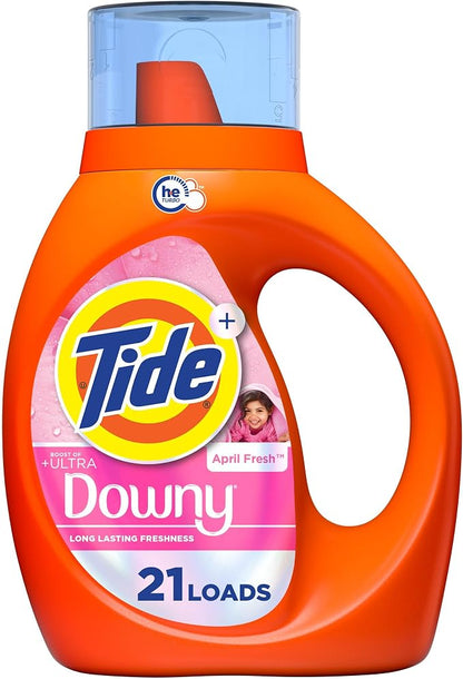Tide Original Liquid Laundry Detergent Assorted size – assorted quantity Loads Concentrated HE Detergent for Cold Water