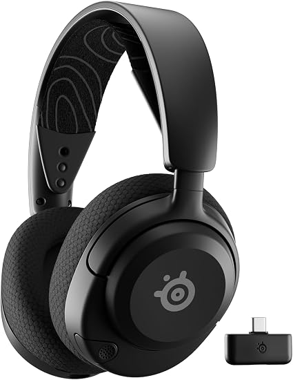 SteelSeries Arctis Nova 5 Wireless Gaming Headset – 2.4GHz & Bluetooth 5.3, 60-Hour Battery, Neodymium Drivers, ClearCast Gen 2.X Mic, PC/PS5/Switch