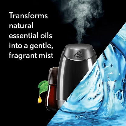 Air Wick Essential Mist Diffuser Kit – Fresh Water Breeze Air Freshener with Essential Oils