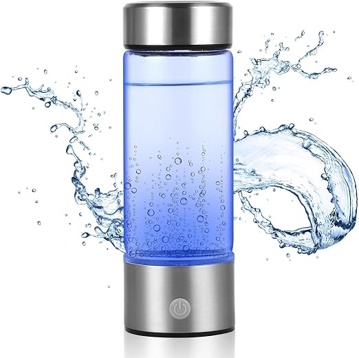 BEVECK Hydrogen Water Bottle – 420 mL Portable SPE PEM Hydrogen Water Generator